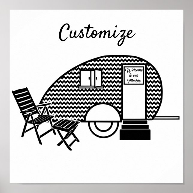 Affiche Minuscule remorque Teardrop Thunder_Cove (Devant)