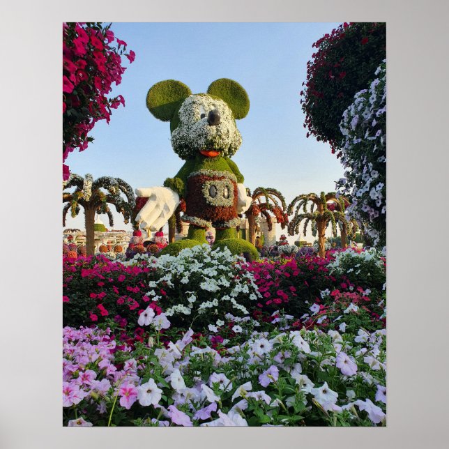 Affiche Miracle Garden, Dubaï Émirats arabes unis (Devant)