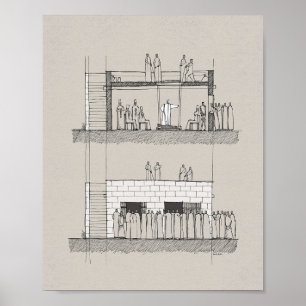 Affiche Miracle paralytique - Jésus guérit les paralysies