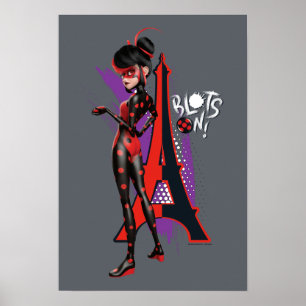 Affiche Miraculeux Shadybug Re-verse Blots On!