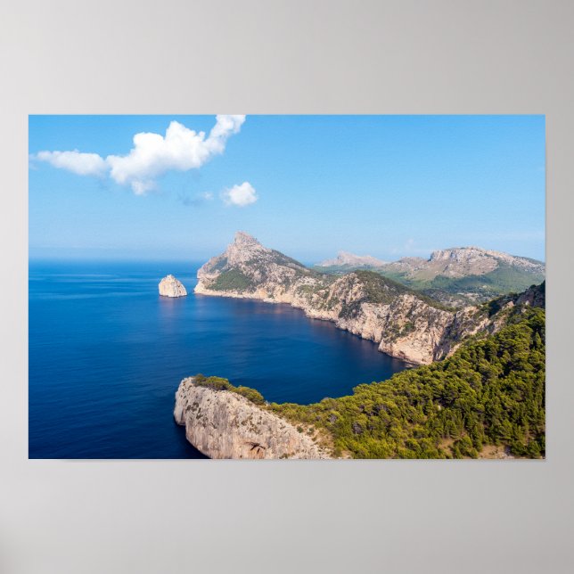 Affiche Mirador es Colomer dans le Cap de Formentor - Mall (Devant)