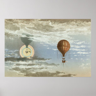 Affiche Mirage et auréole lumineuse.