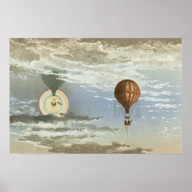 Affiche Mirage et auréole lumineuse. (Devant)