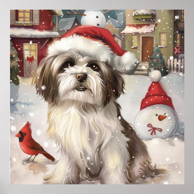 Affiche Mirage Havaneis de Noël Joie d'Hiver (Devant)