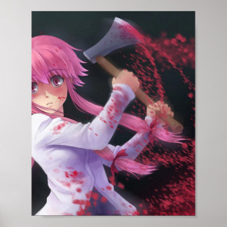 Affiche Mirai Nikki Yuno Gasai 