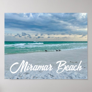 Affiche Miramar Beach Floride Belle photographie océanique