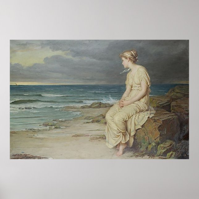 Affiche Miranda par John William Waterhouse (Devant)