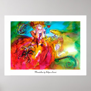 Affiche MIRANDOLINA / Masques de Carnaval vénitien