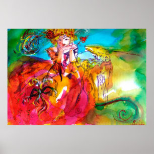 Affiche MIRANDOLINA / Masques de Carnaval vénitien