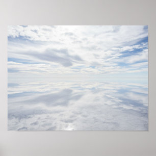 Affiche Miroir du ciel : réflexion surréaliste de la plain