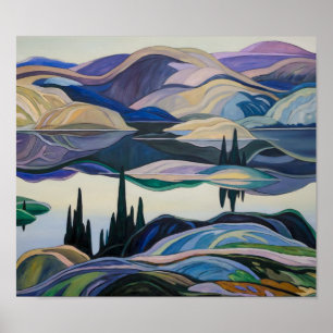 Affiche Mirror Lake   Franklin Carmichael  