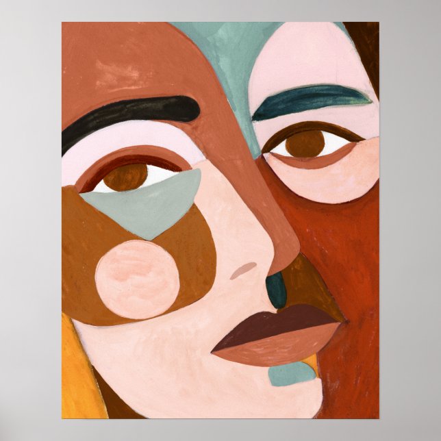 Affiche Mise à jour de la face géographique (Devant)