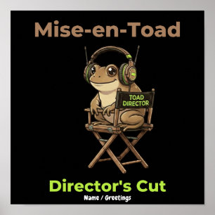 Affiche Mise-en-Toad Director’s Cut Cinéma Pun Toad Art