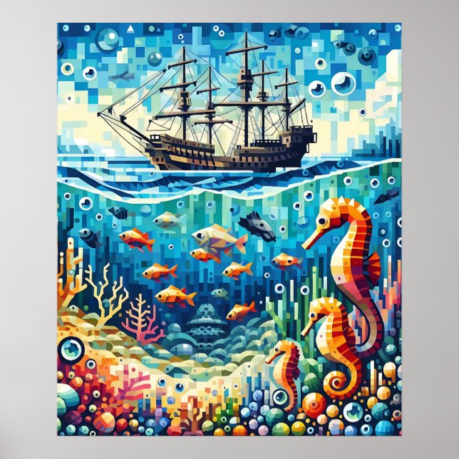 Affiche Misères des profondeurs océaniques (Devant)