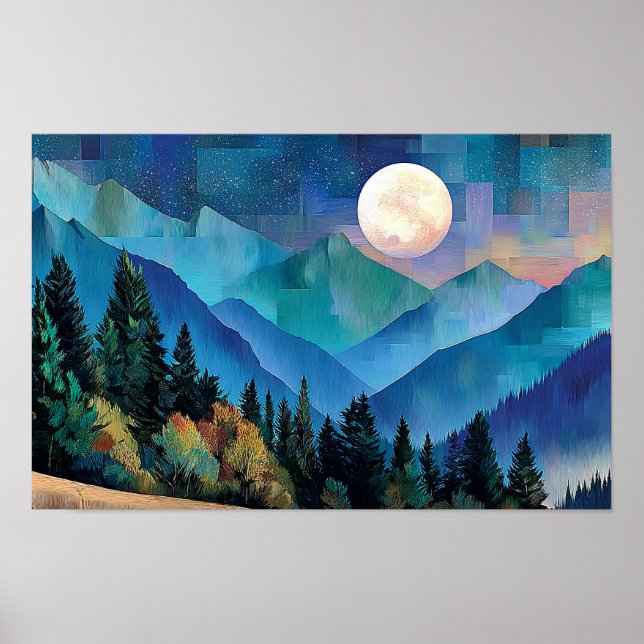 Affiche Miséricorde dans le ciel nocturne (Devant)