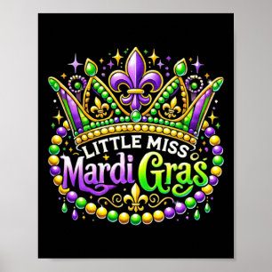 Affiche Miss Mardi Gras 2025 New Orleans Femmes Enfants