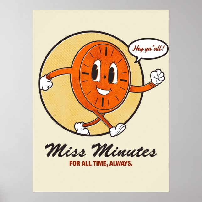 Affiche Miss Minutes (Devant)
