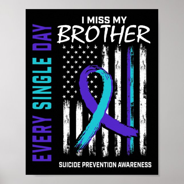 Affiche Miss Mon Frère Prévention du Suicide Ameri (Devant)
