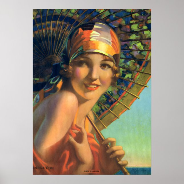 Affiche Miss Univers par Edward Eggleston (Devant)