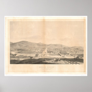 Affiche Mission Dolores, San Francisco 1860 (1097A)