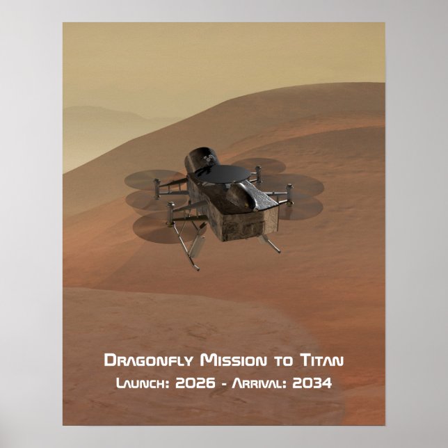 Affiche Mission libellule à Titan (Devant)