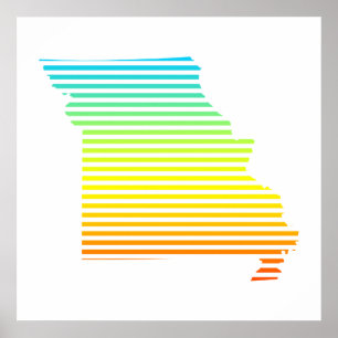 Affiche missouri chill fade