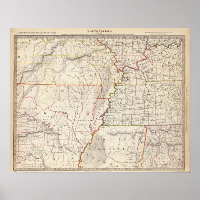 Affiche Missouri, Ill, Ky, Tenn, Ala, Miss, Arche (Devant)