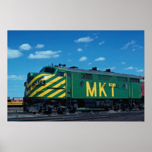 Affiche Missouri-Kansas-Texas RR, EMD F-3a