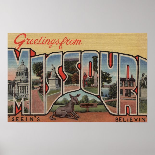 Affiche Missouri (Seein's Believin') - Grande Lettre (Devant)