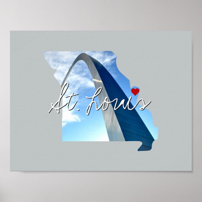 Affiche Missouri State Photo insert and town name (Devant)