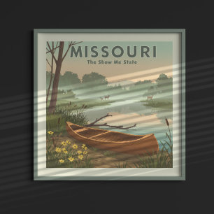 Affiche Missouri vintage