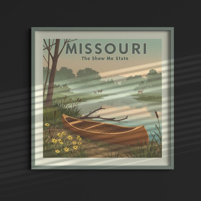 Affiche Missouri vintage (Créateur téléchargé)