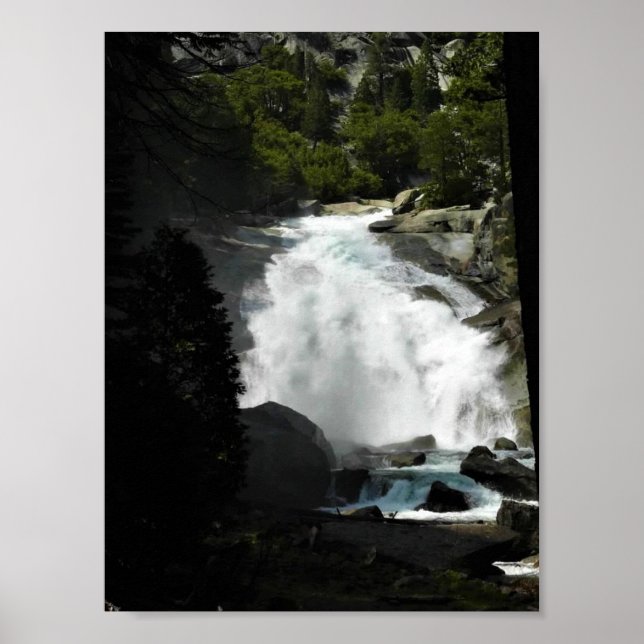 Affiche Mist Falls, King's Canyon National Park, CA (Devant)