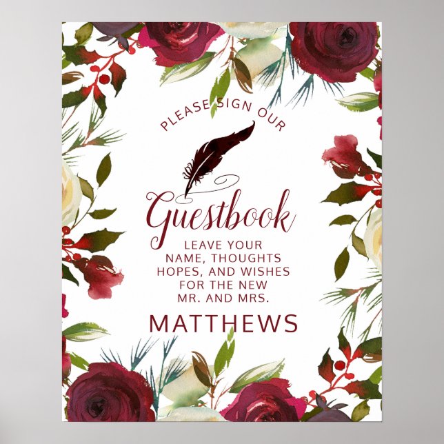 Affiche Mistletoe Manor S'il vous plaît signer notre livre (Devant)