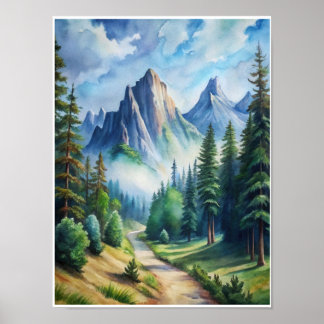 Affiche Misty Mountain Majesty