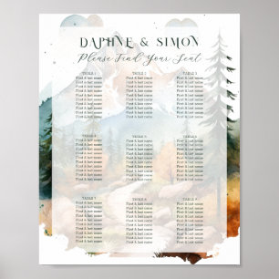 Affiche Misty Mountain Mariage