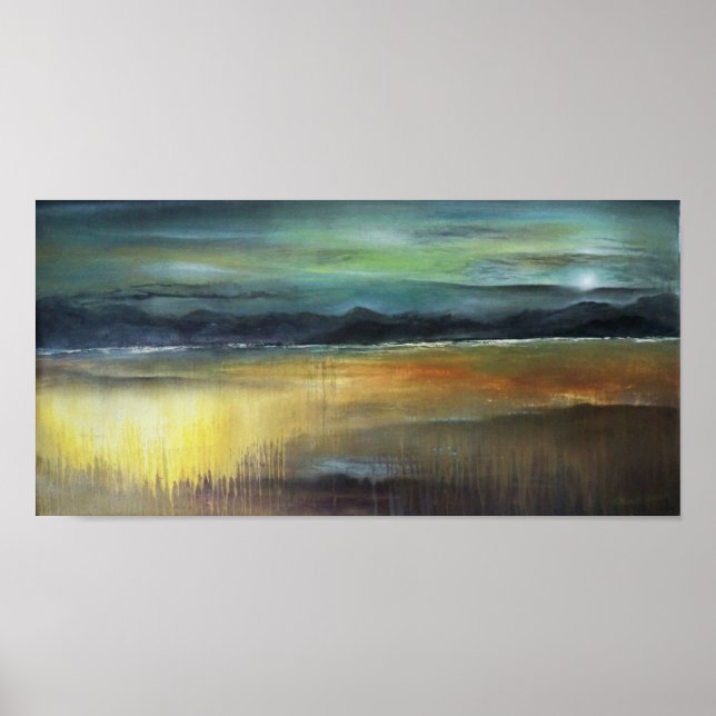 Affiche Misty Mountainscape (Devant)