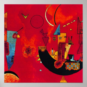 Affiche Mit und Gegen, 1929 par Wassily Kandinsky