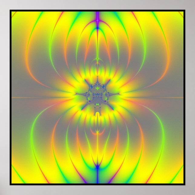 Affiche Mitose Fractal (Devant)