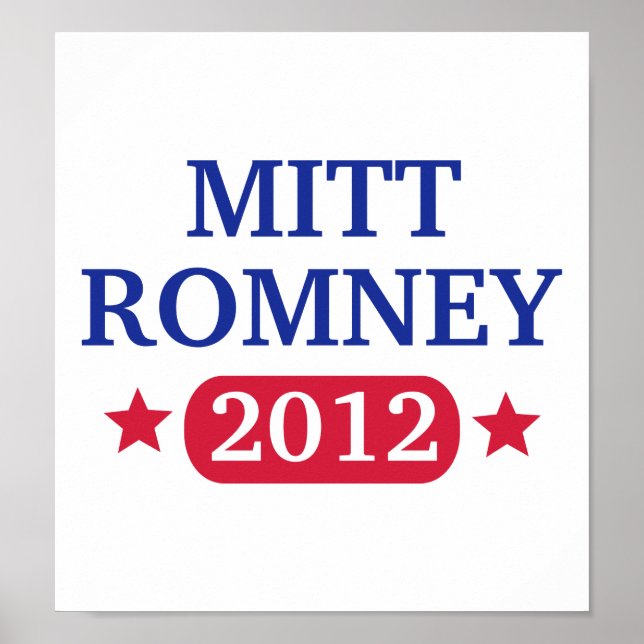Affiche Mitt Romney 2012 (Devant)