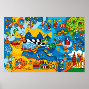 Affiche Mix Brasil par Mônica Fuchshuber