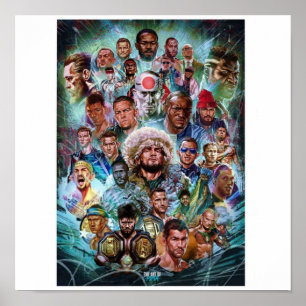 Affiche Mix Martial Art cool