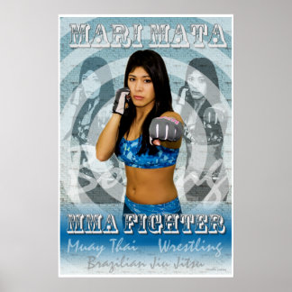 Affiche MIXED MARTIAL ART Mari Mata
