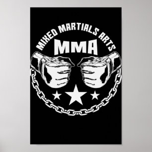 Affiche Mixed martial art mixte des arts martiaux
