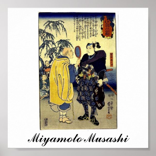 Affiche Miyamoto Musashi et le Fortune Teller c. Années 18 (Devant)