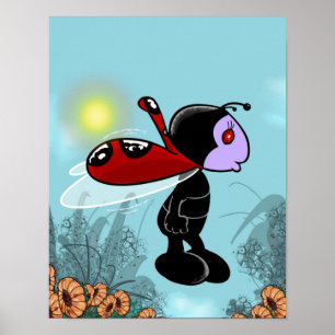 Affiche Mizz Ladybug