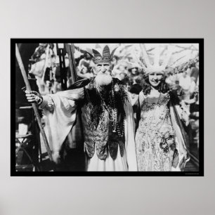 Affiche Mlle Amérique et Neptune 1922