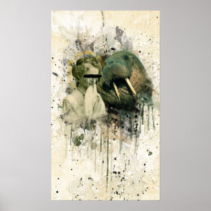 Affiche Mlle Anonymous et morse de révérend