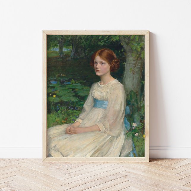 Affiche Mlle Betty Pollock | John William Waterhouse (Créateur téléchargé)