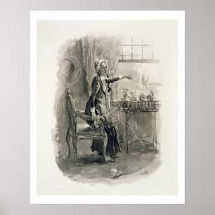 Affiche Mme Betsy Trotwood, de "Charles Dickens : A Gossi